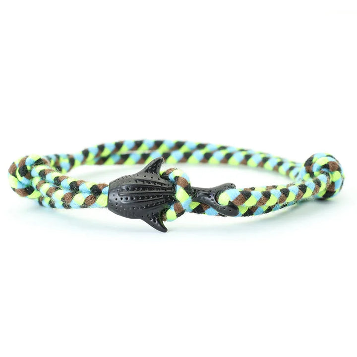 Shark Bracelet | Green Twill Tees