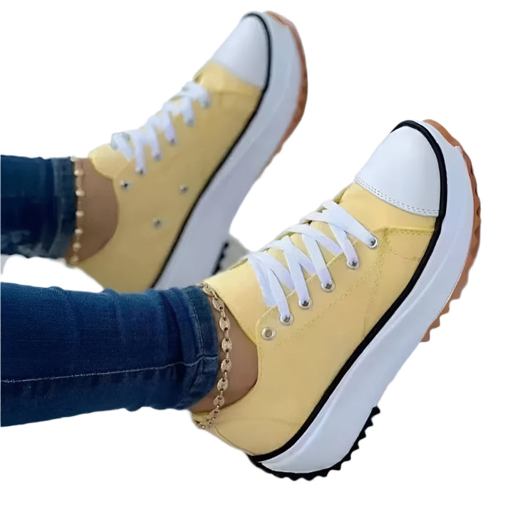 Women Round Head Canvas | Orthopedic Shoes | Twill Tees