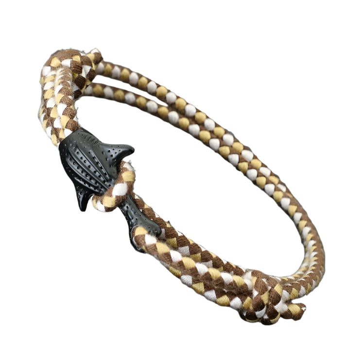 Shark Bracelet | Brown Twill Tees