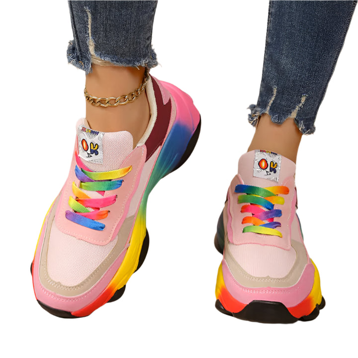 Women Colorful Sneakers | Orthopedic Shoes | Twill Tees