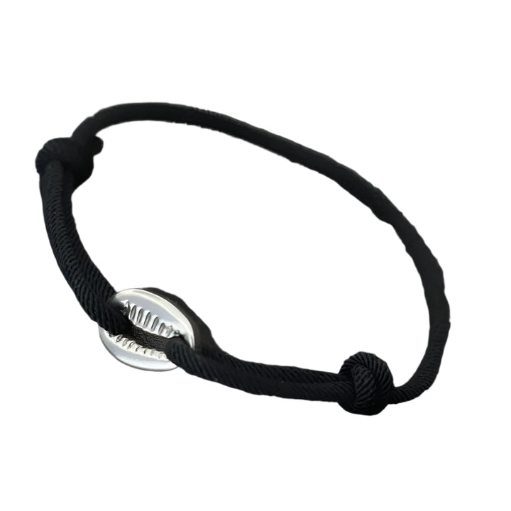 Shell Bracelet | Black Twill Tees