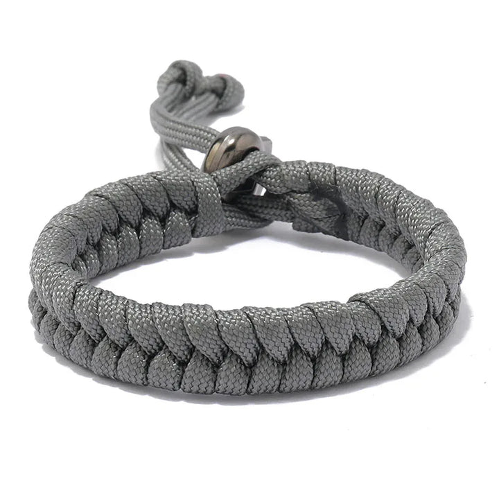 Sporty Parachute Bracelet | Grey Twill Tees