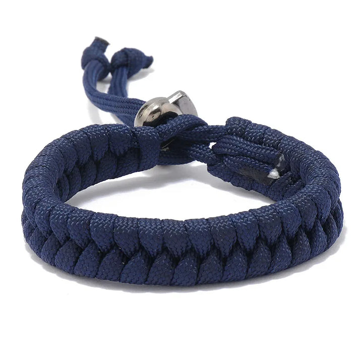 Sporty Parachute Bracelet | Dark Blue Twill Tees