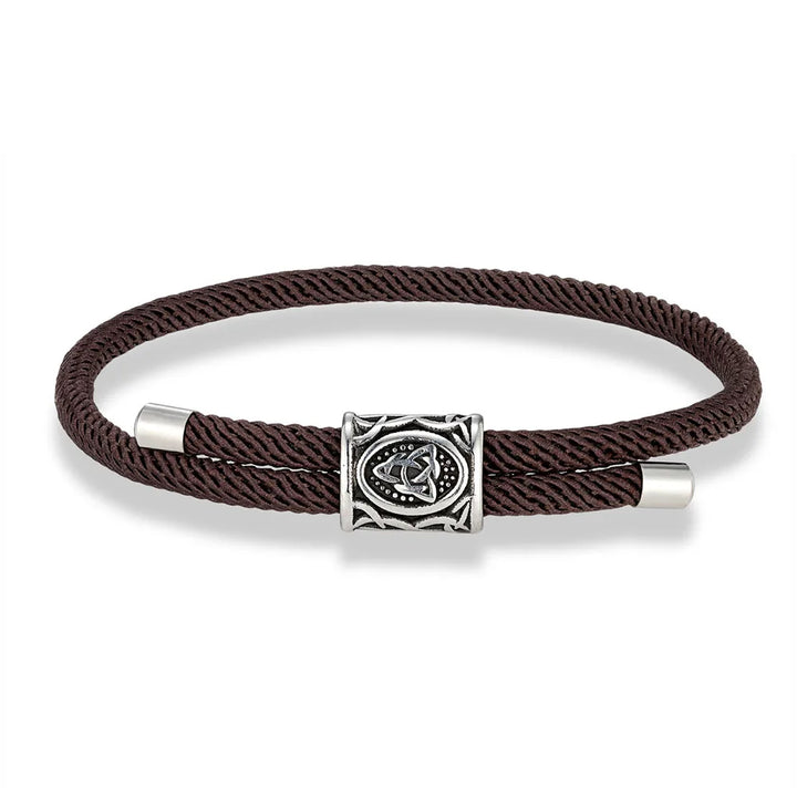 Runes Bead Bracelet | Coffee Twill Tees