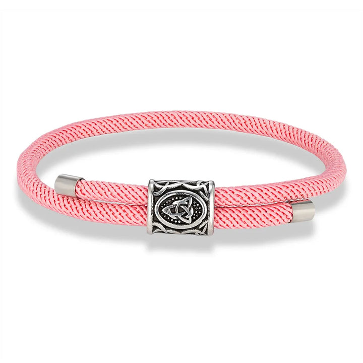 Runes Bead Bracelet | Pink Twill Tees