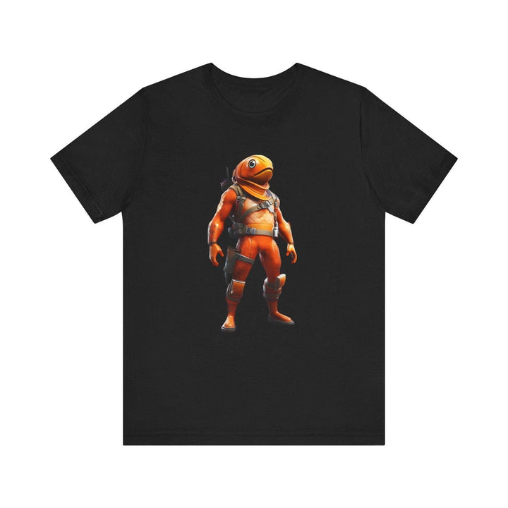 Fortnite Salmon Soldier T Shirt | Black