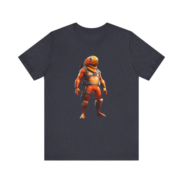 Fortnite Salmon Soldier T Shirt | Heather Navy