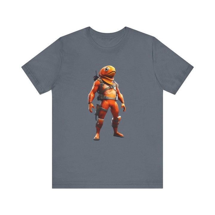 Fortnite Salmon Soldier T Shirt | Steel Blue