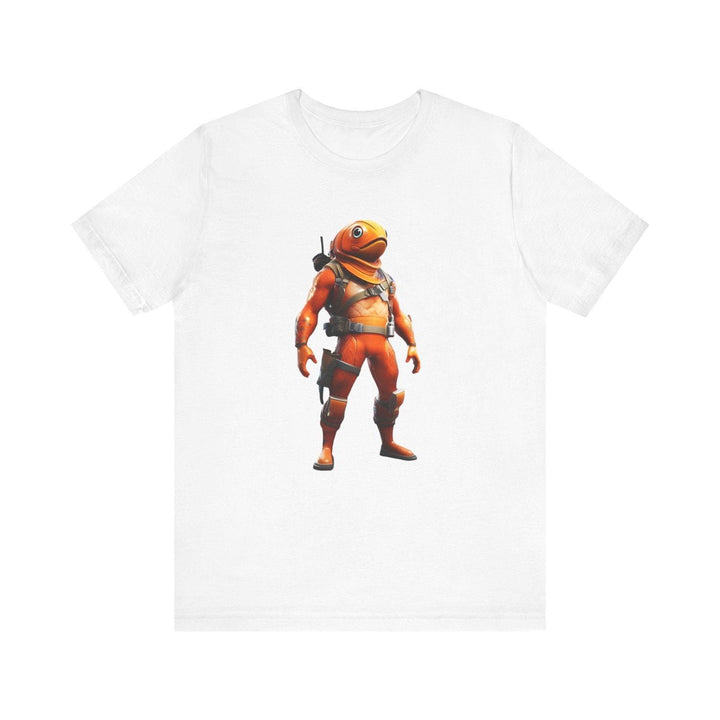 Fortnite Salmon Soldier T Shirt | White