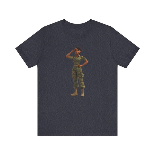 Fortnite Salute to Strength T Shirt | Heather Navy