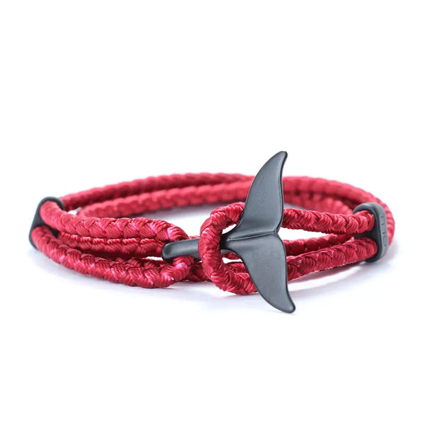 Whale Tail Bracelet | Red Twill Tees