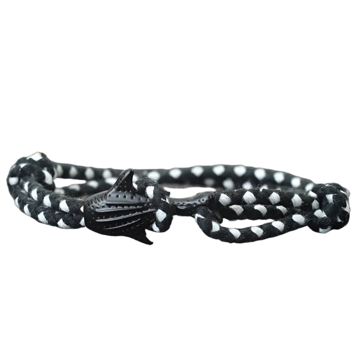 Shark Bracelet | Black Twill Tees