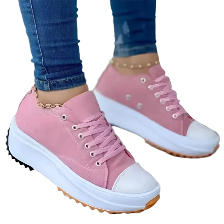 Women Round Head Canvas | Orthopedic Shoes | Twill Tees
