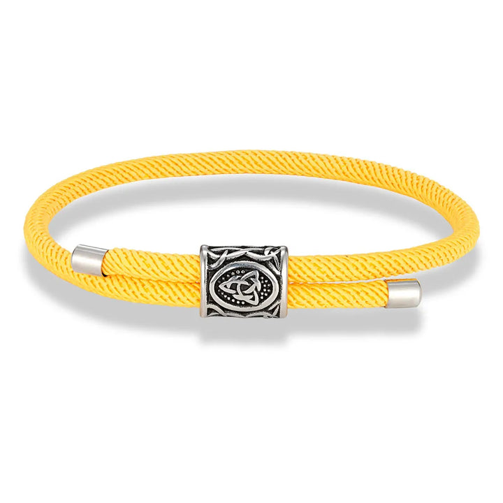 Runes Bead Bracelet | Yellow Twill Tees