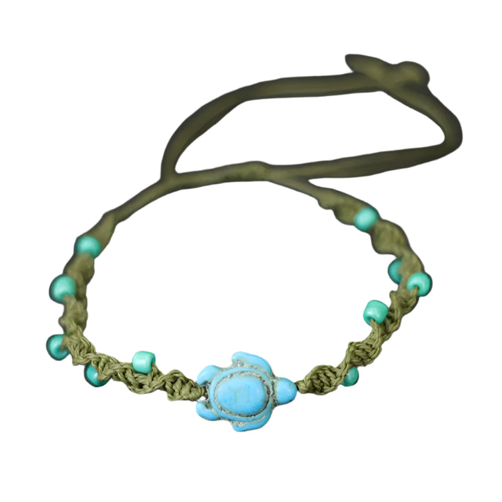 Bohemia Rope Bracelet | Matcha Green Twill Tees