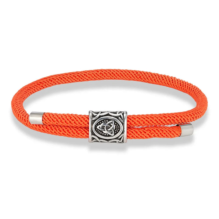 Runes Bead Bracelet | Orange Twill Tees