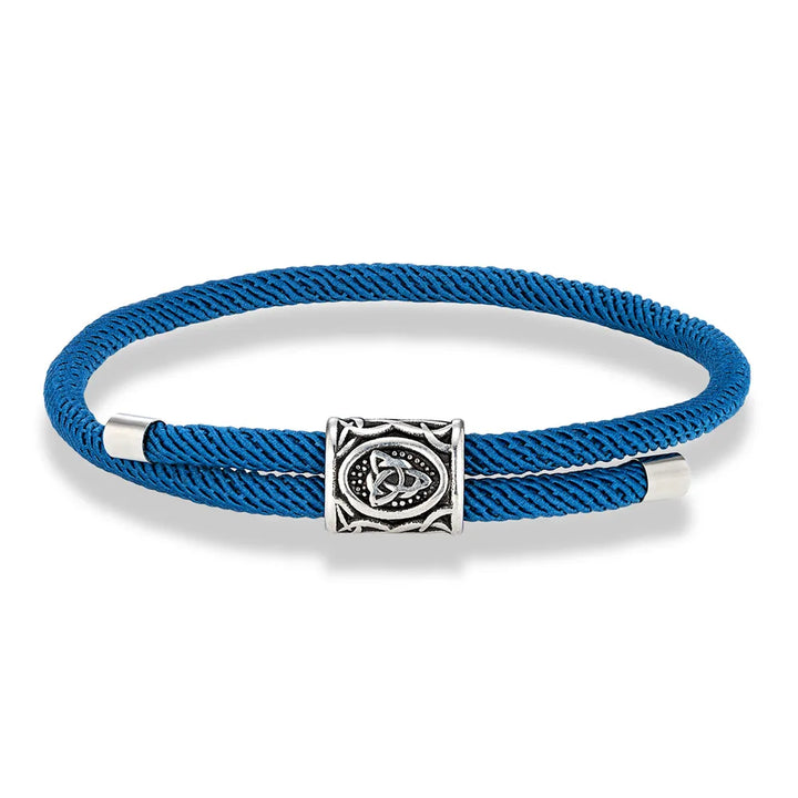 Runes Bead Bracelet | Hole Blue Twill Tees