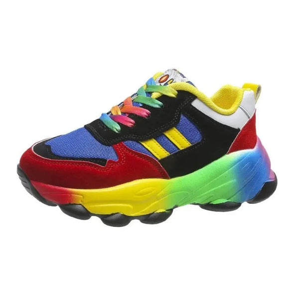 Women Rainbow Sneakers | Orthopedic Shoes