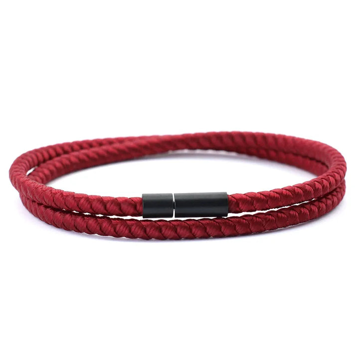 Simple Rope Bracelet | Wine Twill Tees