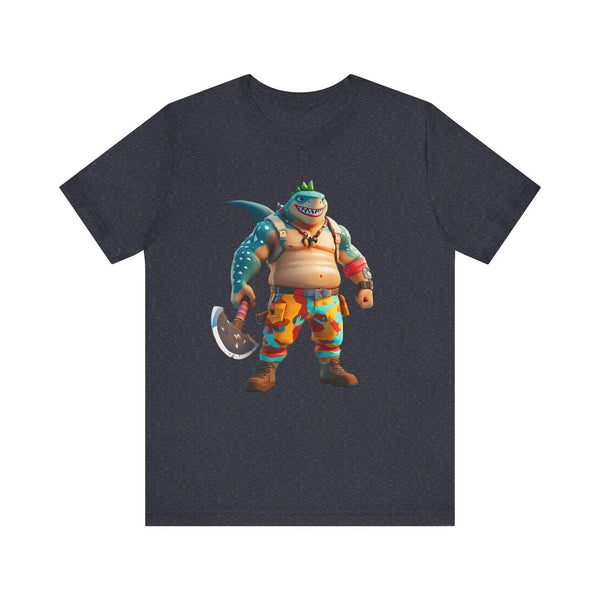 Fortnite Shark Brawler T Shirt | Heather Navy