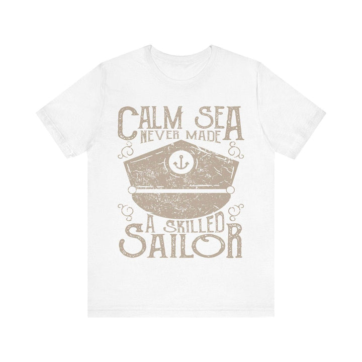 Fishing Skilled Sailor T Shirt | White