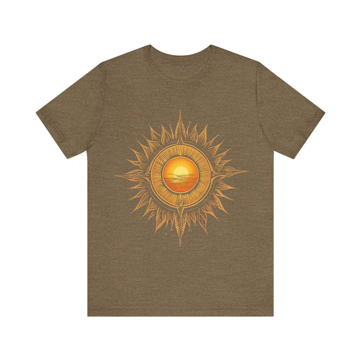 Christian Solar Radiance T Shirt | Heather Olive