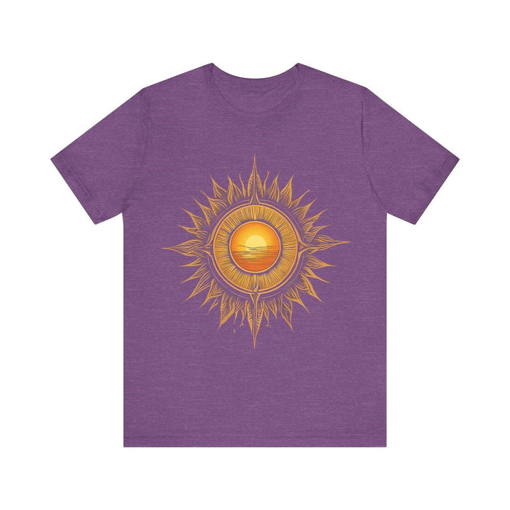 Christian Solar Radiance T Shirt | Heather Team Purple