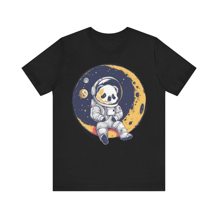 Nasa Space Panda Adventure T Shirt | Black