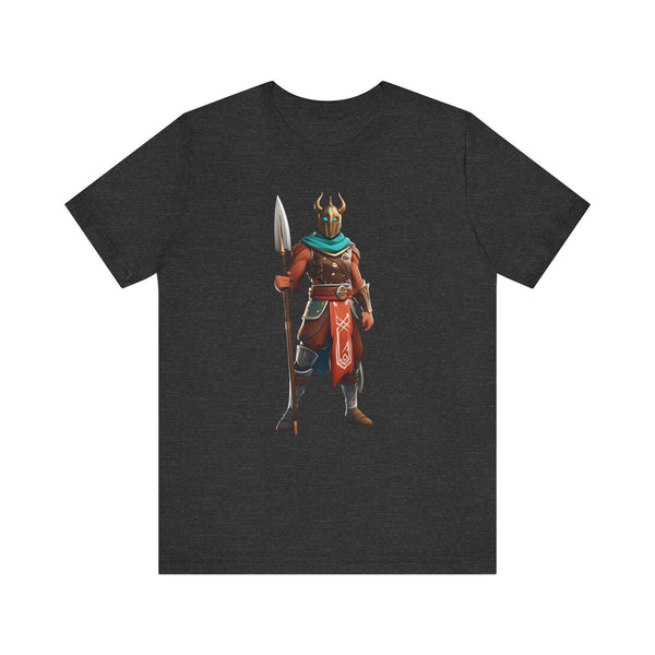 Fortnite Spear of Valor T Shirt | Dark Grey Heather Twill Tees