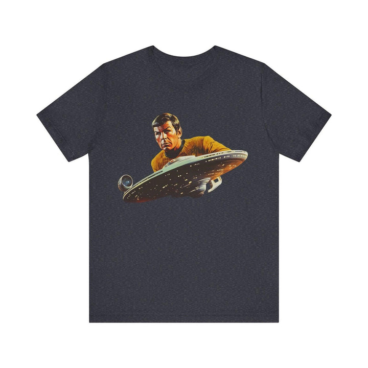 Star Trek Starship Commander T Shirt | Heather Navy