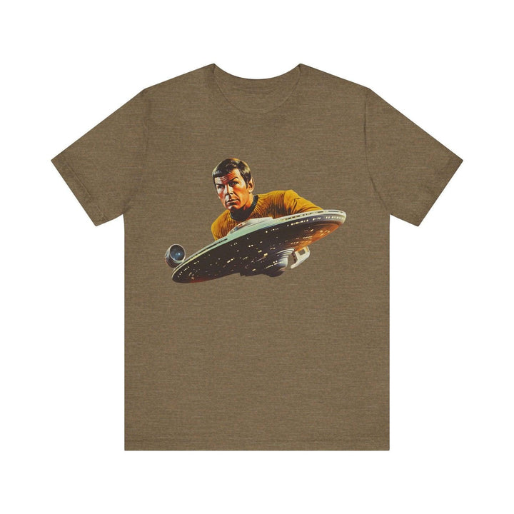 Star Trek Starship Commander T Shirt | Heather Olive