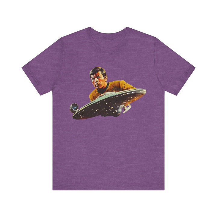 Star Trek Starship Commander T Shirt | Heather Team Purple