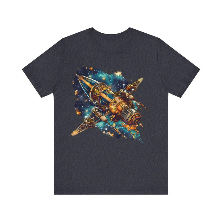 Nasa Steampunk Voyager T Shirt | Heather Navy