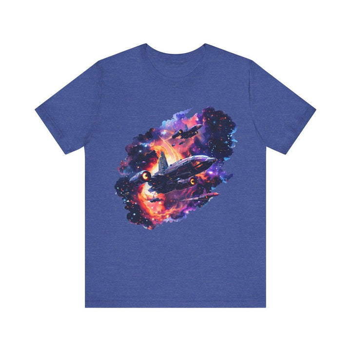 Nasa Stellar Fleet T Shirt | Heather True Royal