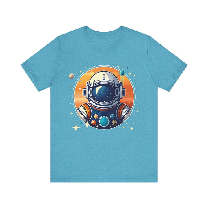 Nasa Stellar Voyager T Shirt | Heather Aqua