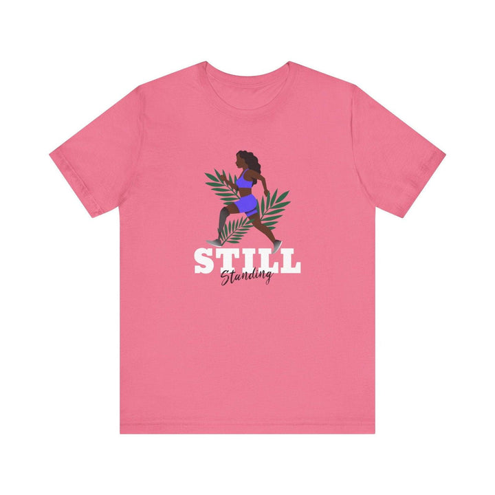 Flower Still Running T Shirt | Charity Pink