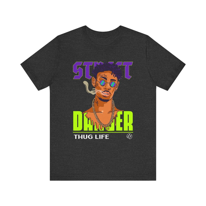 Hip Hop Street Danger T Shirt | Dark Grey Heather