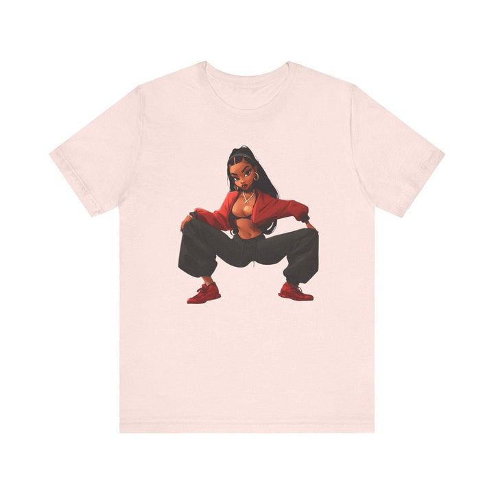 Hip Hop Street Diva Vibes T Shirt | Soft Pink