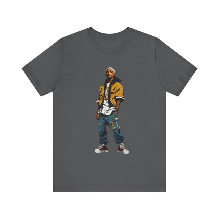 Hip Hop Street Hustler T Shirt | Asphalt