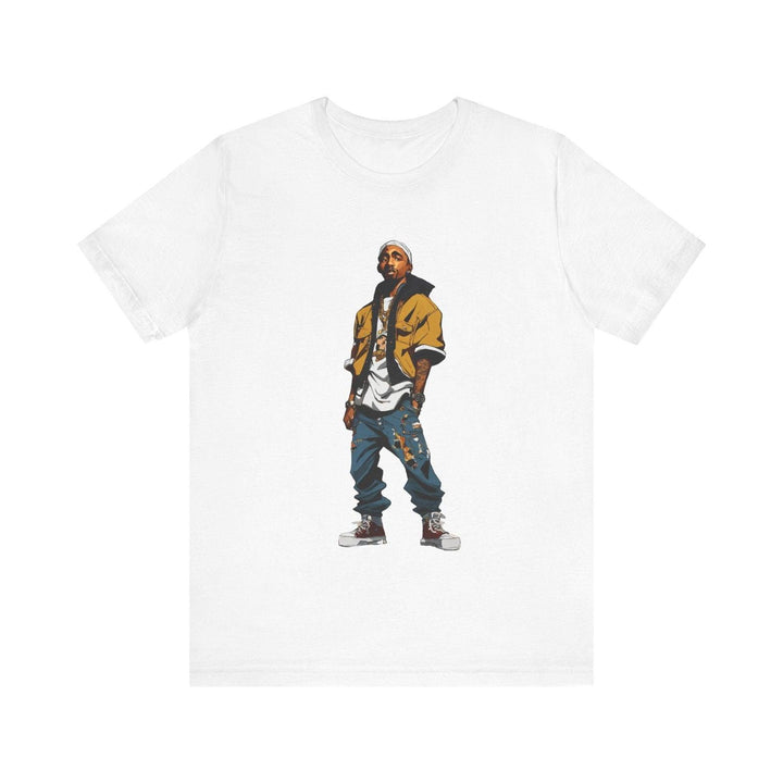 Hip Hop Street Hustler T Shirt | White