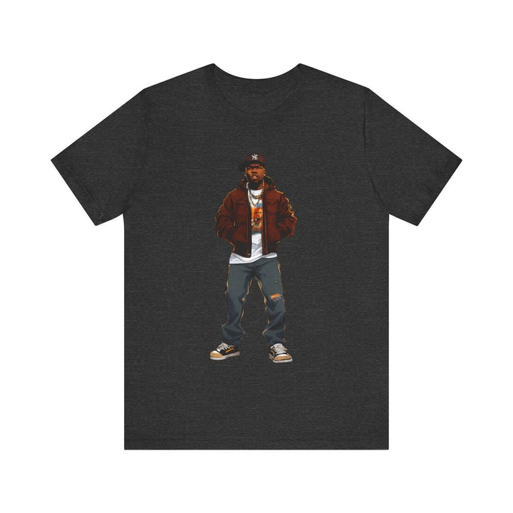 Hip Hop Street Legend T Shirt | Dark Grey Heather