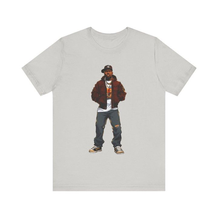 Hip Hop Street Legend T Shirt | Silver