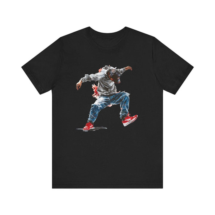 Hip Hop Street Moves T Shirt | Black