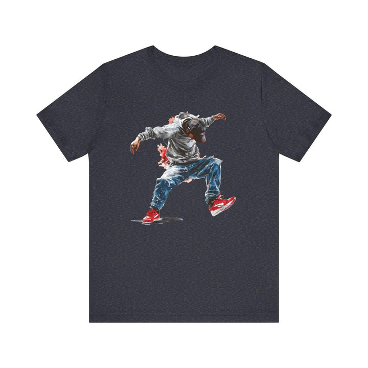 Hip Hop Street Moves T Shirt | Heather Navy