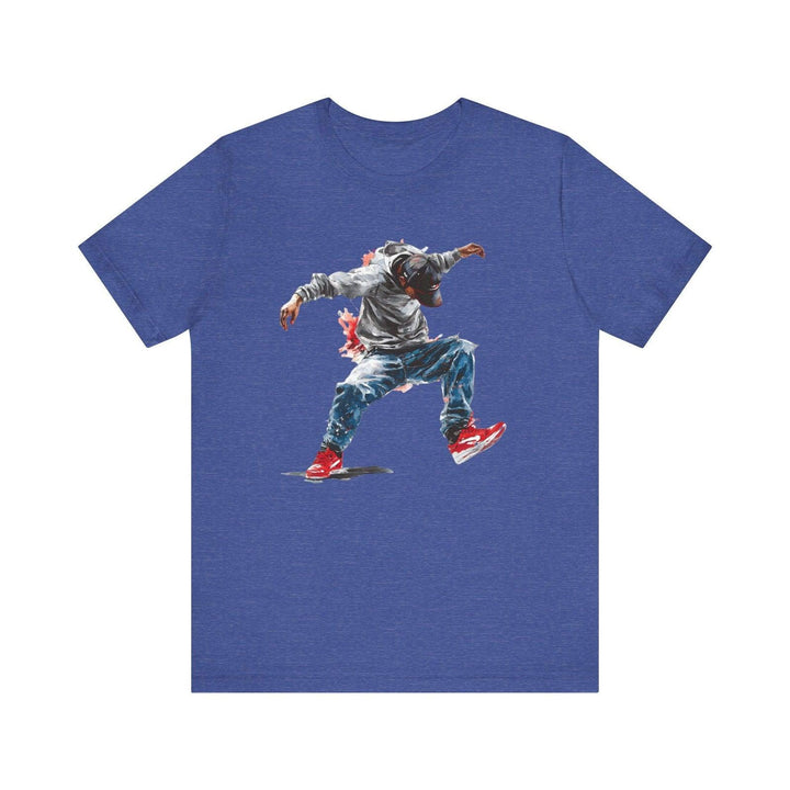 Hip Hop Street Moves T Shirt | Heather True Royal