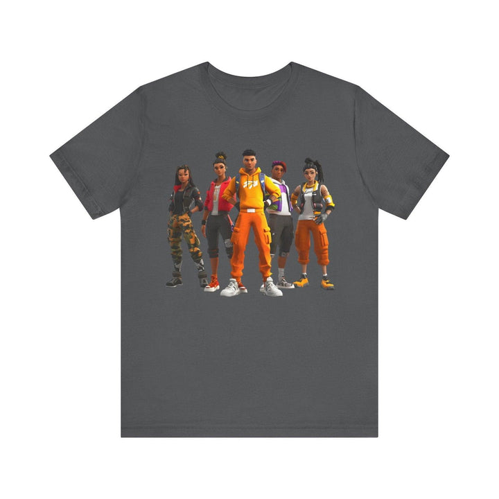 Fortnite Street Style Crew T Shirt | Asphalt