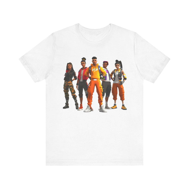 Fortnite Street Style Crew T Shirt | White