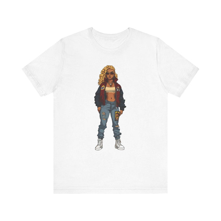 Hip Hop Street Style Diva T Shirt | White