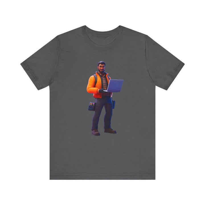 Fortnite Tech Explorer T Shirt | Asphalt