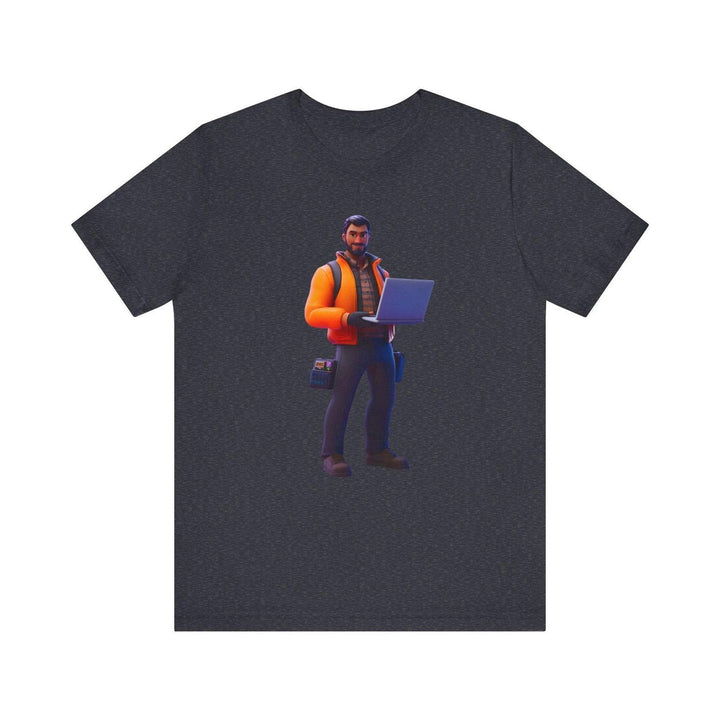 Fortnite Tech Explorer T Shirt | Heather Navy